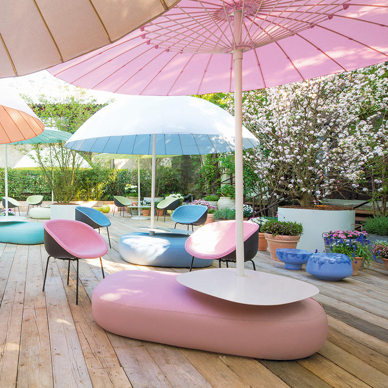 semi-circle sun umbrella